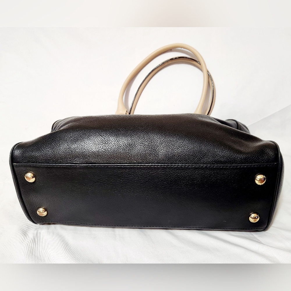Michael Kors Jet Set Saffiano Shoulder Tote Bag Black - Picture 8 of 14